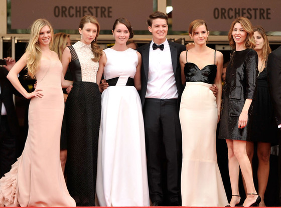 Claire Julien, Taissa Fariga, Katie Chang, Israel Broussard, Emma Watson, Sophia Coppola Claire Julien, Taissa Fariga, Katie Chang, Israel Broussard, Emma Watson, Sophia Coppola